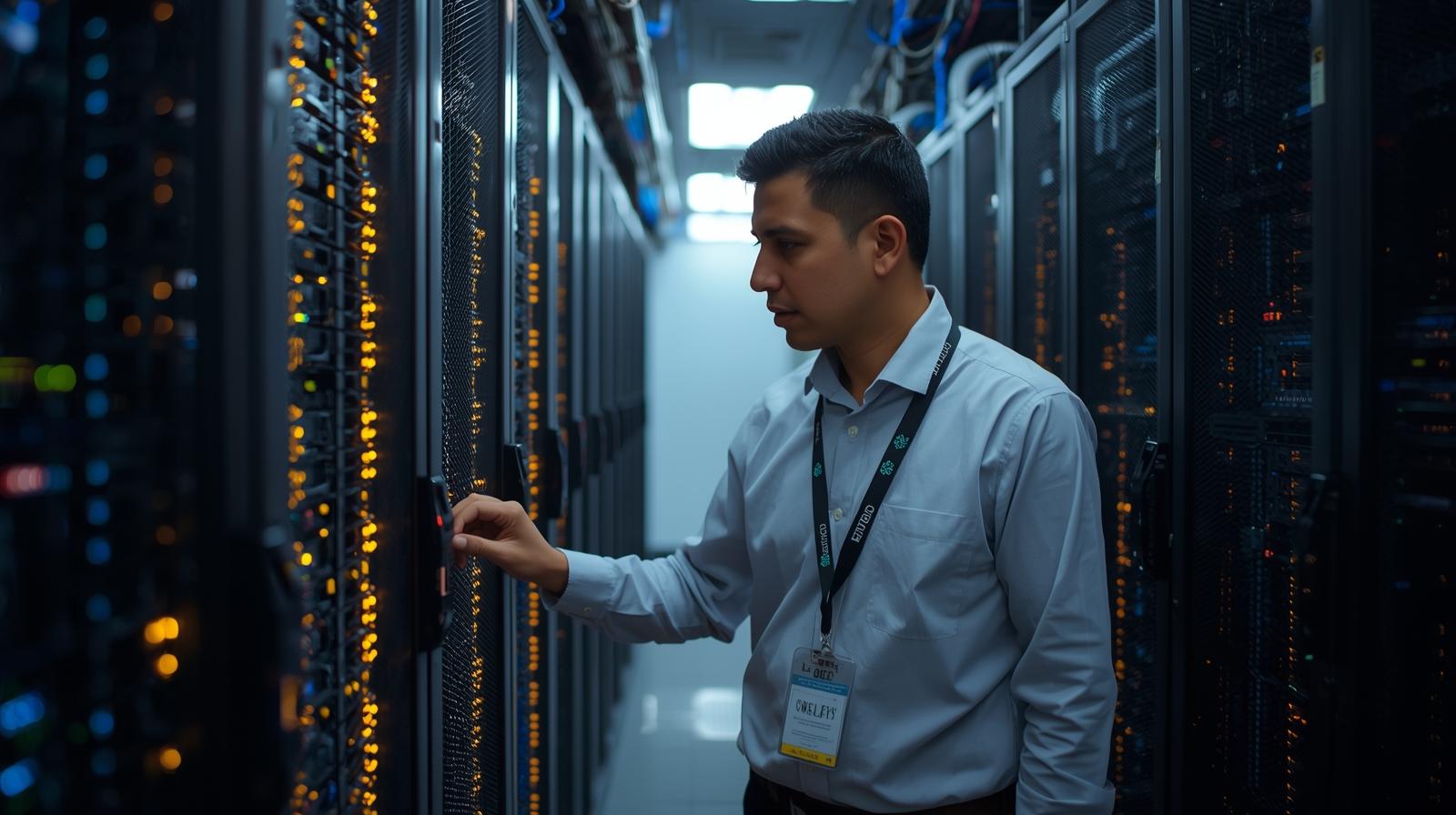 Panel ilustrativo de infraestructura monitoreada